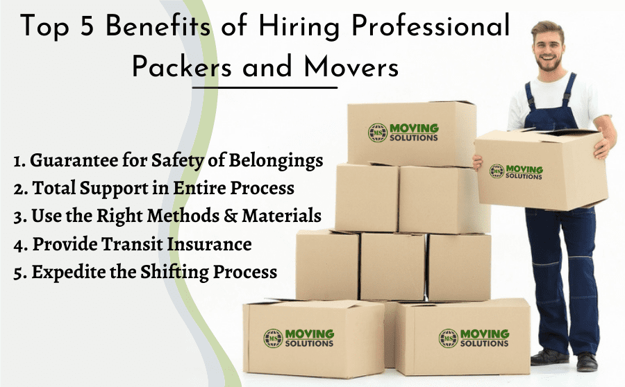 Top 5 Benefits of Hiring Professional Packers and 