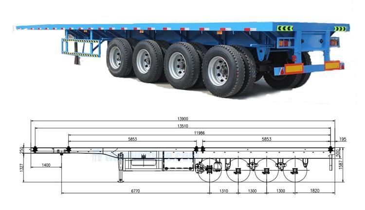 Low boy trailer, Height & Width