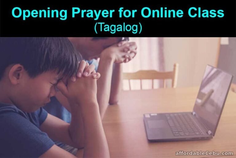 Tagalog Prayer