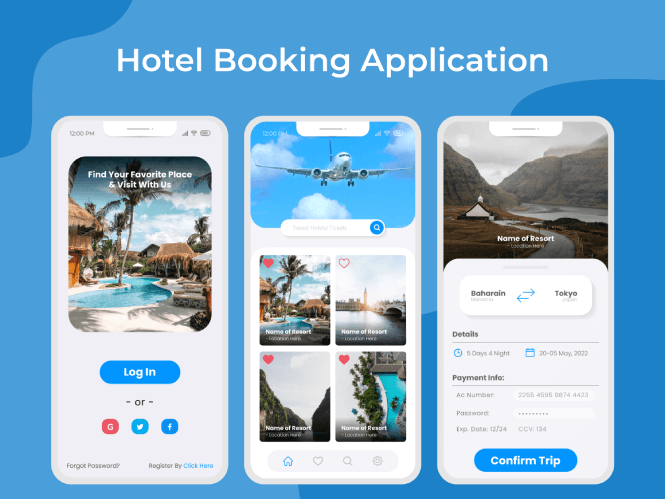 hotel booking app